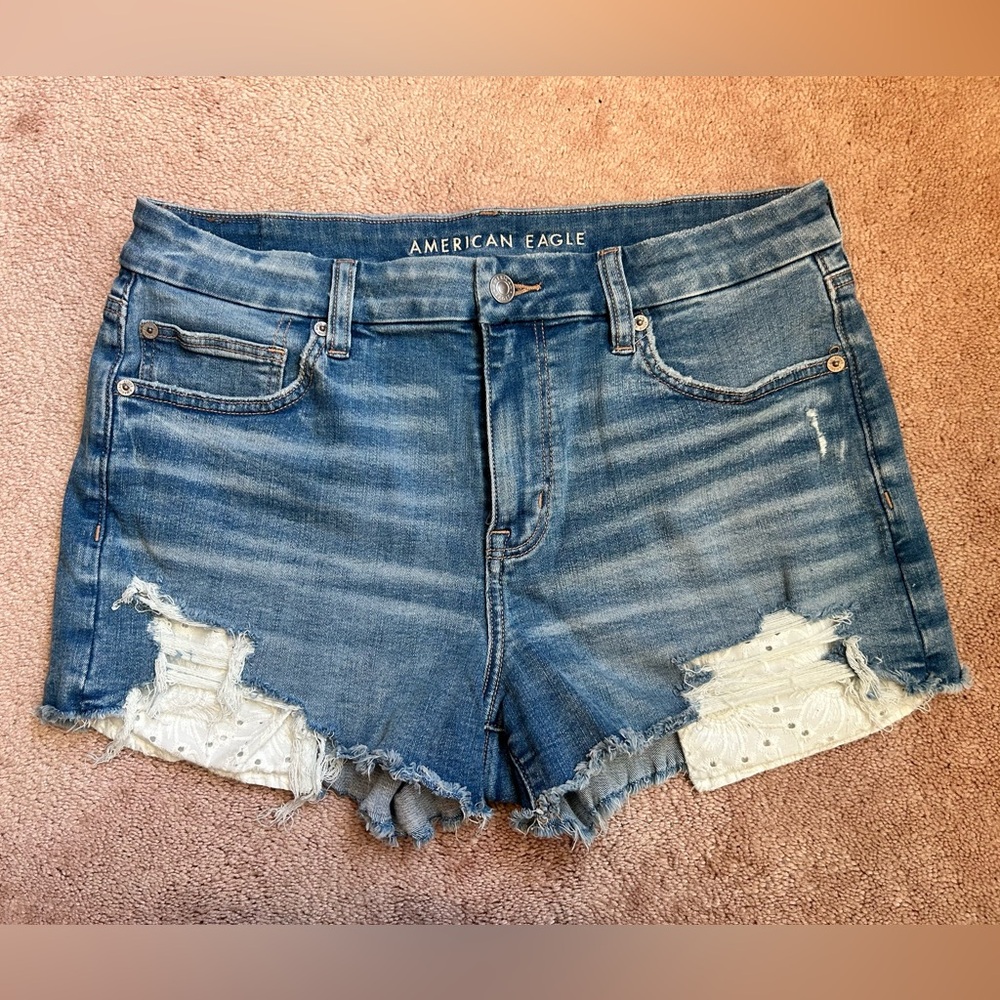 American Eagle Outfitters Curvy High-Rise Shortie Size 12
